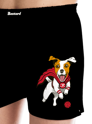 Jack Russell férfi alsó nadrág Black