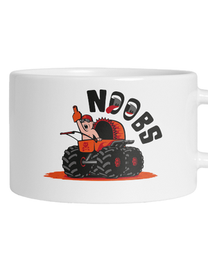 Monster stroller macaron bögre White