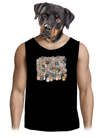 Találd meg az ördögöt férfi trikó Black