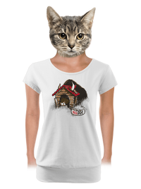 női póló elasztikus alsó szegéllyel