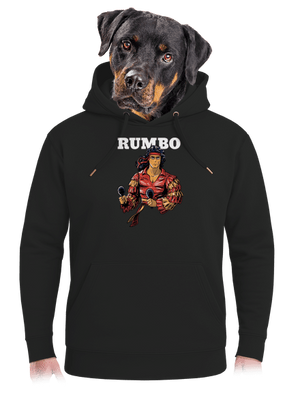  unisex prémium pulóver Dark Black