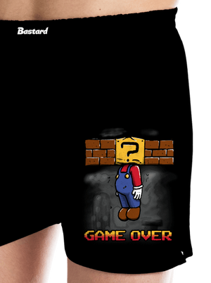 Game over férfi alsó nadrág Black