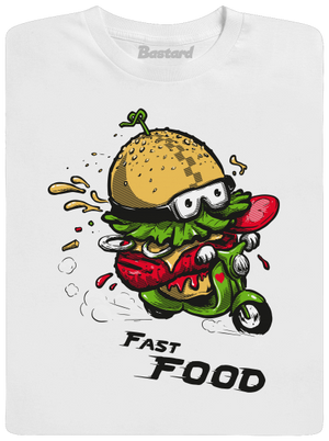 Fast Food gyerek póló White
