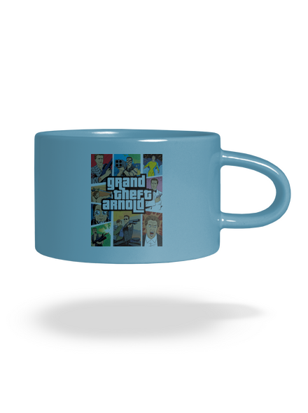 Grand Theft Arnold macaron bögre Blue Macaron