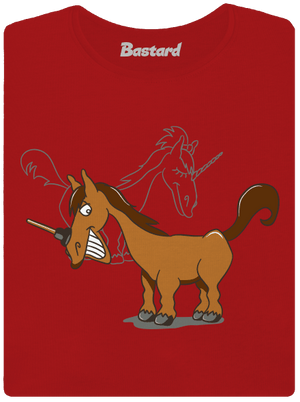 Jednorožec női póló Red Mal