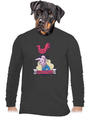 férfi hosszú ujjú póló