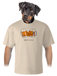 unisex túlméretezett póló
