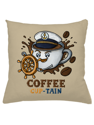 Coffee Cup-tain párna Beige