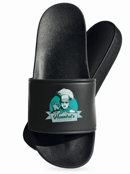 Hannibálnál papucs Black