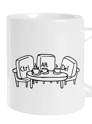 Elválaszthatatlan haverok nagy bögre White