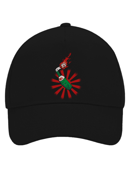 Kamikaze baseballsapka Black