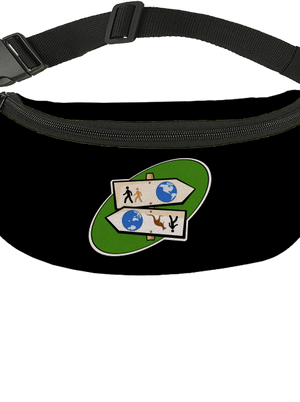 Hosszú távú menetelés övtáska Black