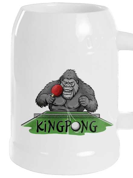 King pong söröskorsó White
