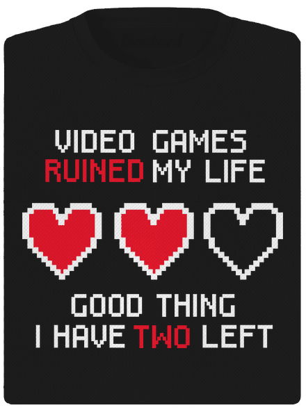 Video games női sportpóló Black
