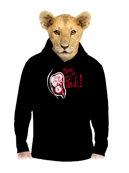  gyerek kenguruzsebes pulóver Black