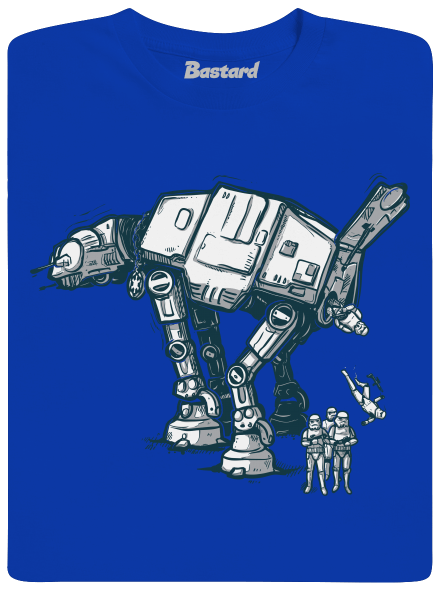 AT-AT férfi hosszú ujjú póló Royal Blue