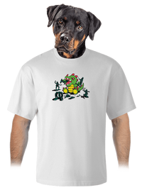 unisex túlméretezett póló