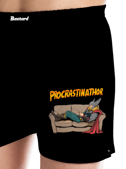 Procrastinathor férfi alsó nadrág Black