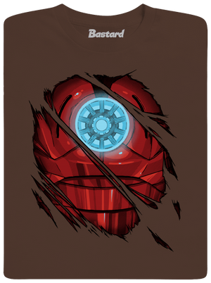 Ironman férfi póló Brown