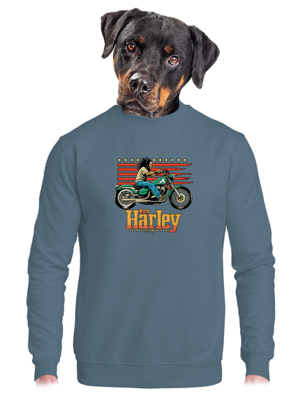 Bob Harley unisex crewneck Nordic Blue