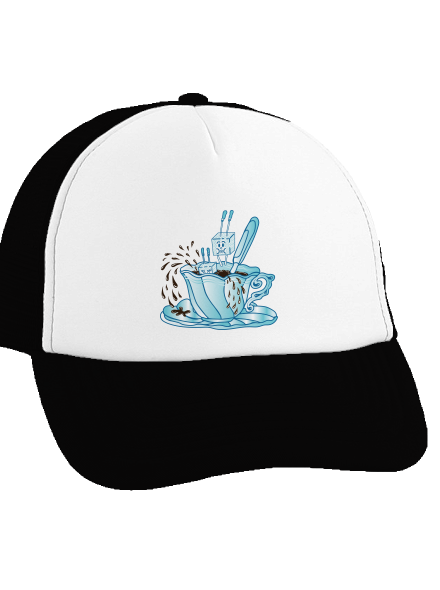 Cukorfüggő teherautós sapka Black cap