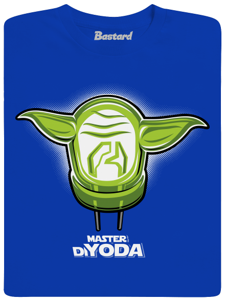Master DiYoda férfi hosszú ujjú póló Royal Blue