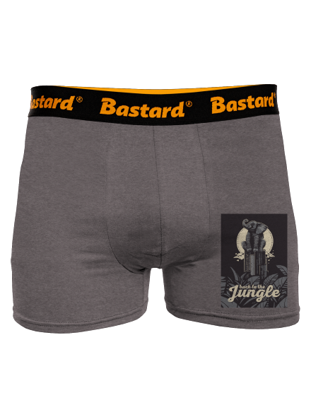 Back to the jungle boxeralsó Gray Melange