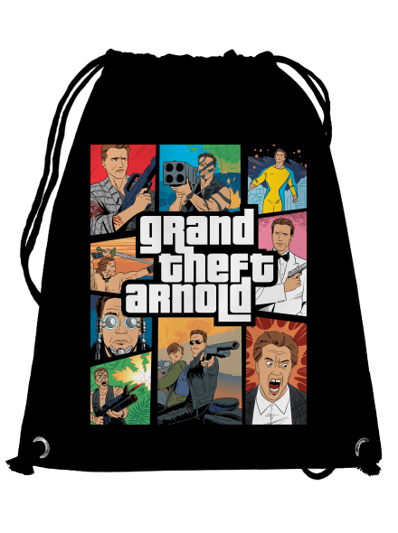 Grand Theft Arnold hátizsák Black