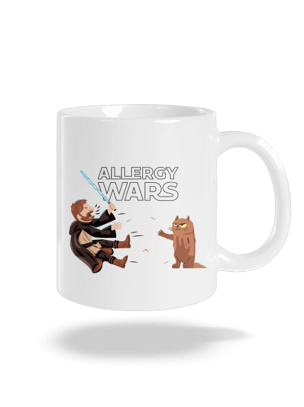 Allergy Wars hagyományos bögre White