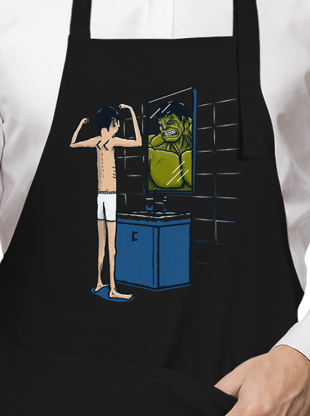 Hulk kötény Black