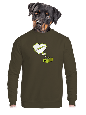 Ceruza és hegyező unisex crewneck Urban Khaki