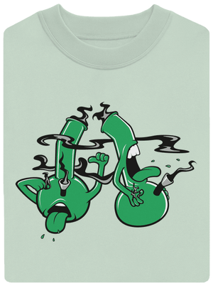 Bongo köhögés unisex crewneck Blush Mint