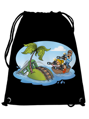 Vasúti sziget hátizsák Black