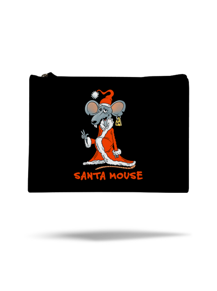 Santa mouse kis táska Black