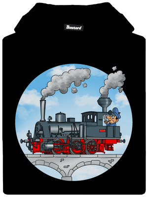 Kéményfüst gyerek kenguruzsebes pulóver Black