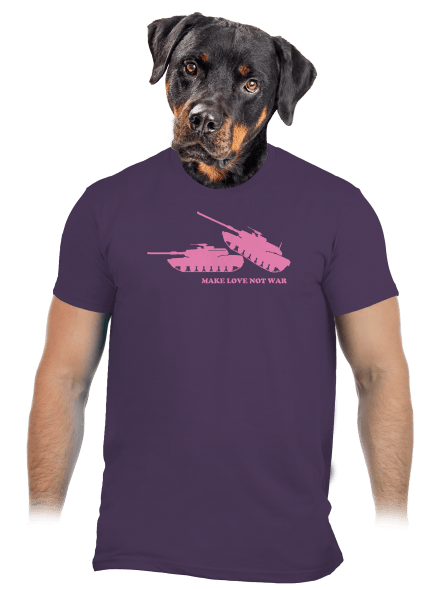 Tankok férfi póló Urban Purple