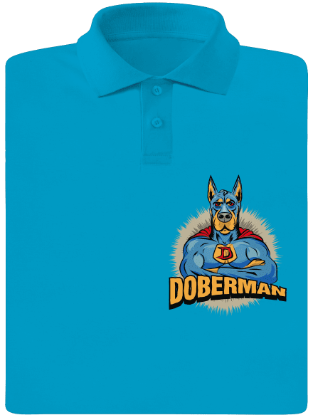 Doberman férfi pólóingek Blue Atol