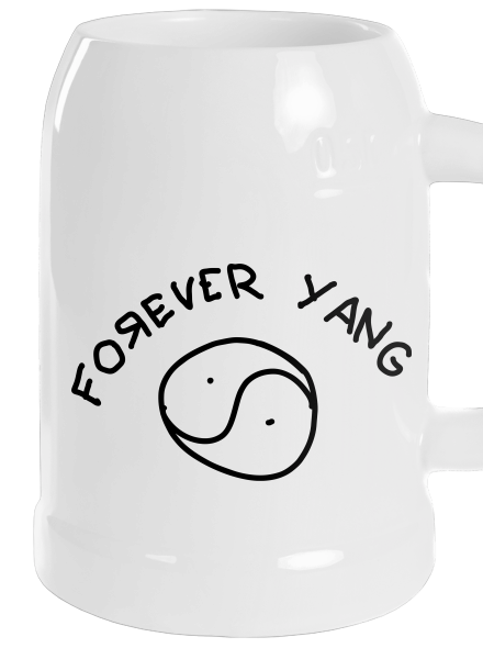 Forever Yang söröskorsó White