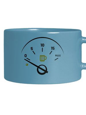 Üres tank macaron bögre Blue Macaron