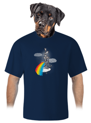 unisex túlméretezett póló