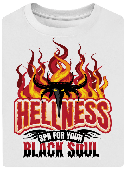 Hellness unisex túlméretezett póló White