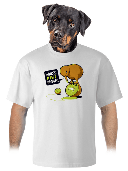 Kivi unisex túlméretezett póló White