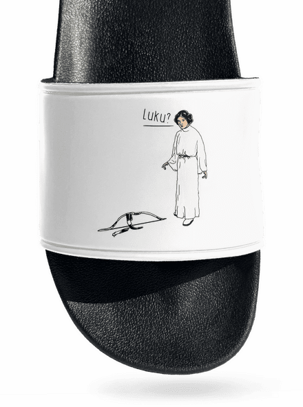 Luke és Leia papucs White