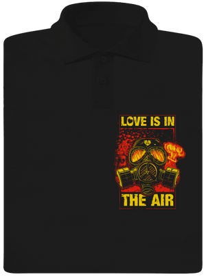 Love is in the air férfi pólóingek Black