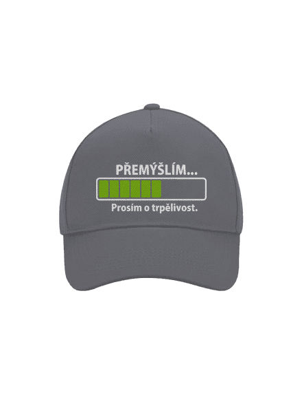 Gondolkodom baseballsapka Graphite grey