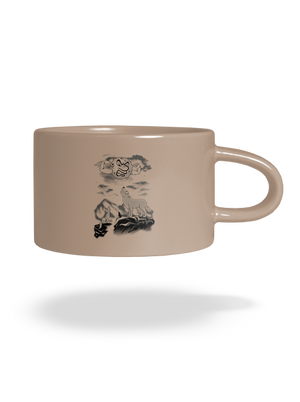 Farkas ária macaron bögre Brown Macaron