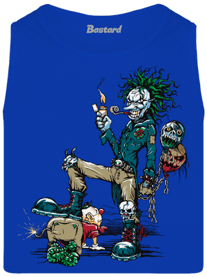 Evil clown férfi trikó Royal Blue