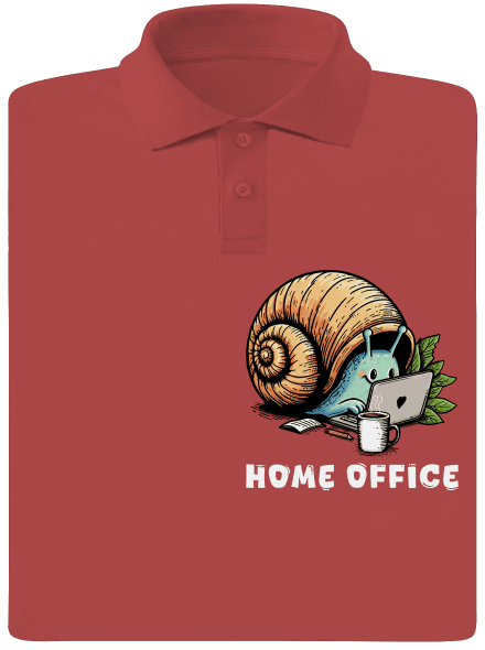 Sneka home office férfi pólóingek Burgundy