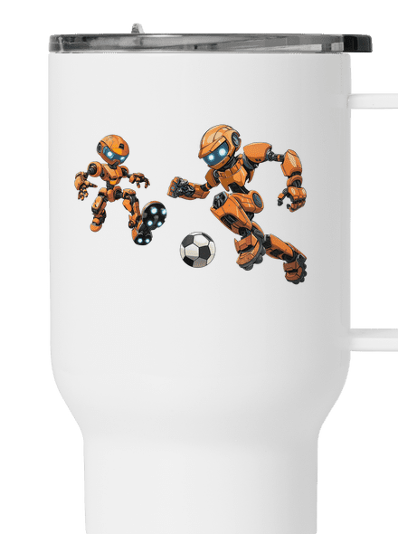 AI futball termosz bögre White