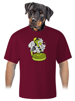 unisex túlméretezett póló